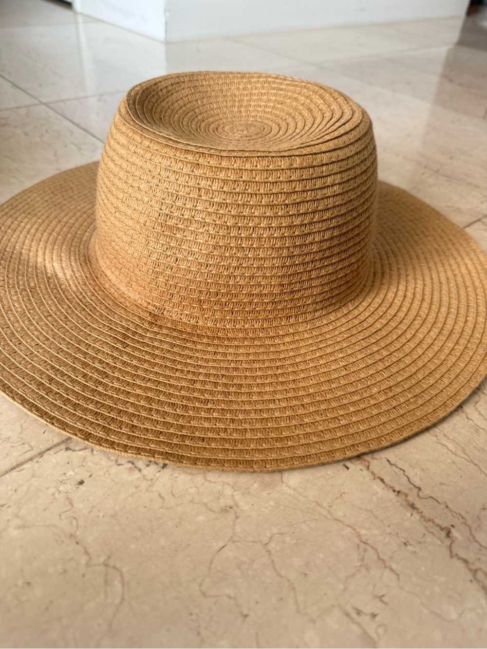 J. Crew Woven Straw Fedora Hat - Tan